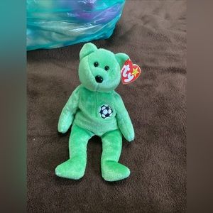Kicks the Soccer Bear Beanie Baby